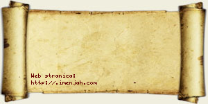 Olga Zebić vizit kartica